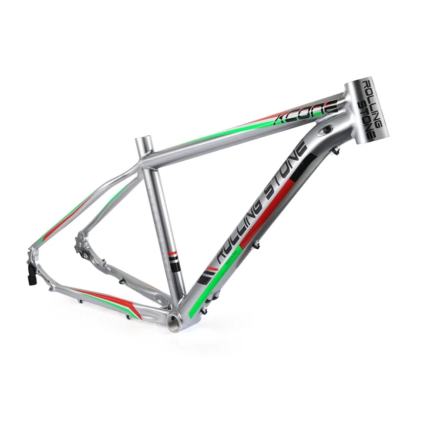 Silver Green 15inch Rolling Stone XC ONE 2" MTB рама 16 17 дюйм(ов) дисковый тормоз Горный велосипед рама - Цвет: Silver Green 15inch