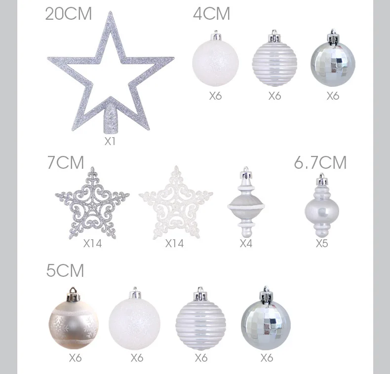 Adornos Navidad натальные шары из полистирола, шары для рождественской елки, украшения для рождественской елки, рождественские шары