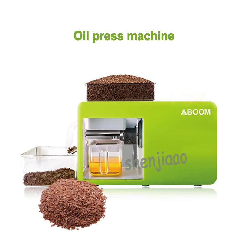 

110V/220V household peanut oil press machine,DIY oil expeller for Sesame seeds, walnuts almonds/soybean/Flaxseed Oil Pressers