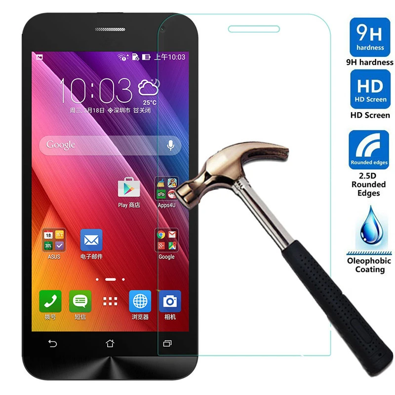0 26 мм 9H пленка из закаленного стекла для Asus Zenfone 5 A500CG A501CG A502CG A500KL Защитная экрана с