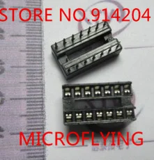 

20 шт. 14-контактный 14-контактный разъем DIL DIP IC для монтажа на печатную плату, новый, хорошего качества