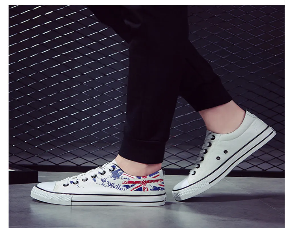 New 2017 Fashion Men Shoes High Quality Comfortable Canvas Lace-Up For Chaussure Homme | Обувь