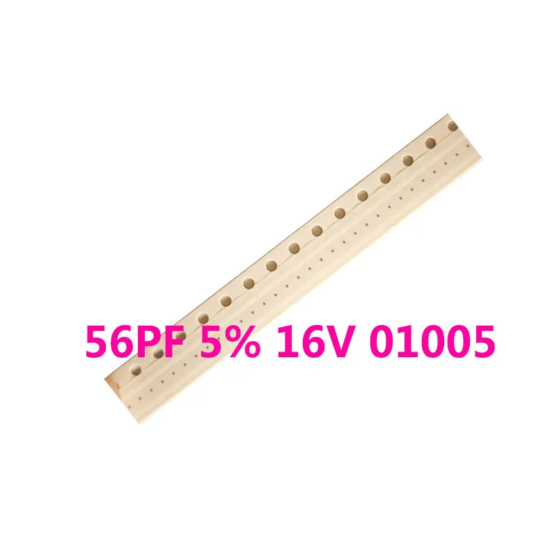 

200 шт./лот 56PF 5% 16В 01005 56PF 16В конденсатор для iphone 6 6p 6s 6s plus