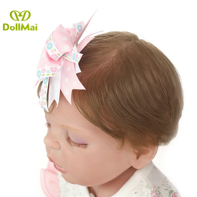 Оригинальные куклы NPK reborn 57 см полностью силиконовые baby girl спящие Новорожденные