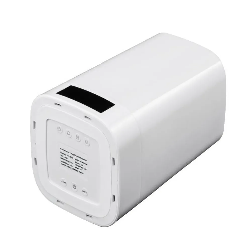 Новая красочная зарядка Bluetooth аудио карты с будильником bluetooth-динамик Атмосфера