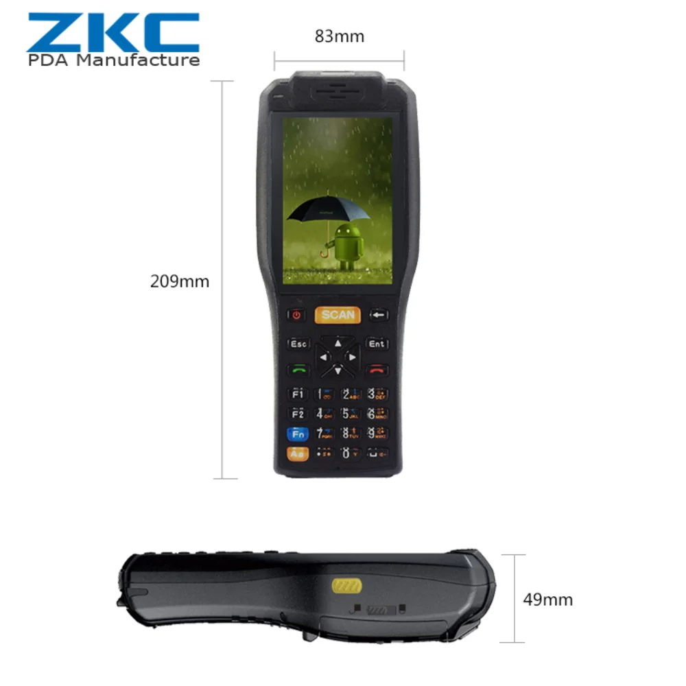 Qr code reader and printer handheld android 5.1 barcode scanner pda ZKC3506 | Компьютеры и офис