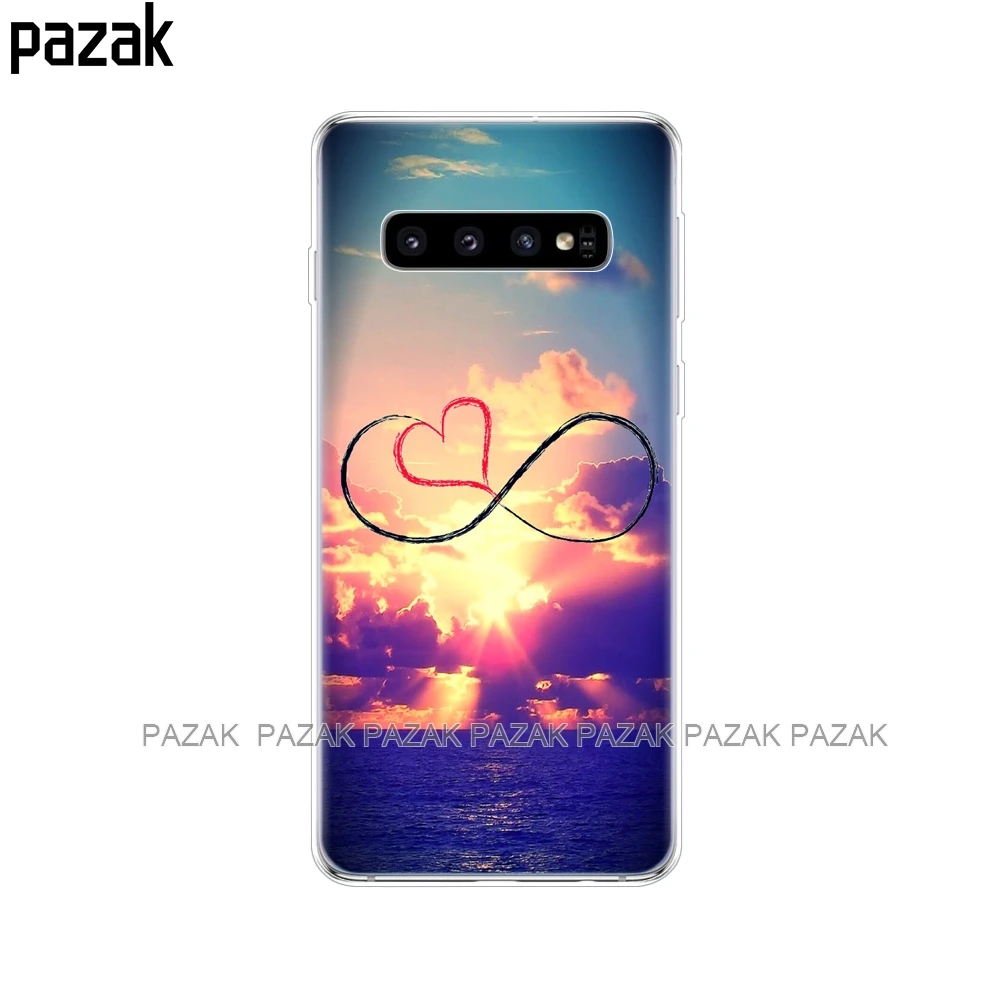 61342 Чехол для samsung Galaxy S10 S10Plus, силиконовый чехол из ТПУ для телефона S10 E, чехол для samsung S10 Plus G975F S 10 SM-G973F, чехол-бампер - Цвет: 61342