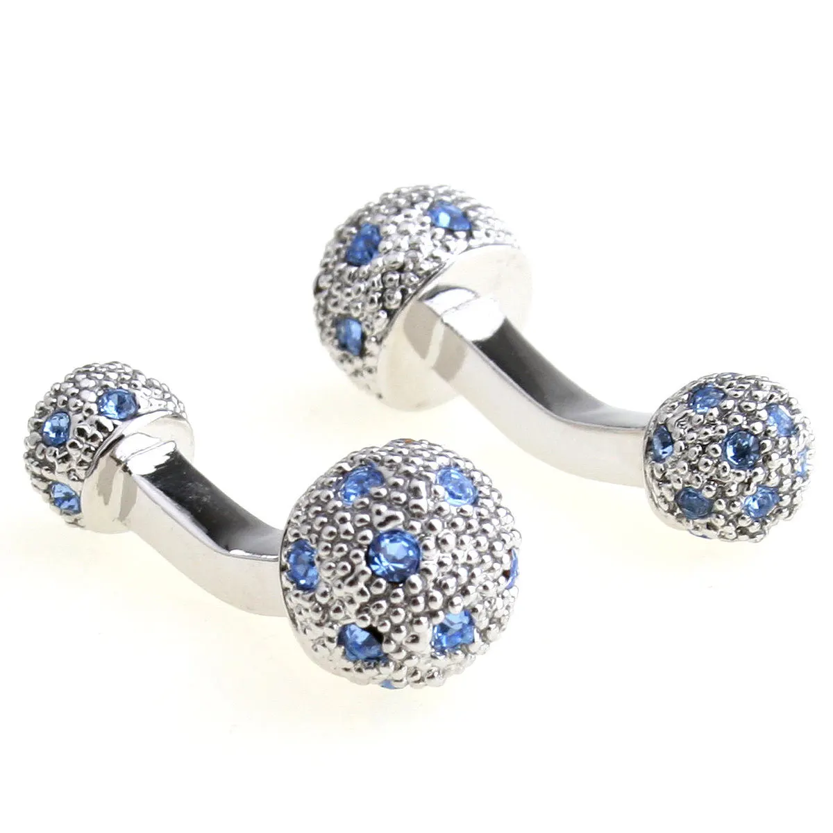 Роскошная инкрустированная синяя пудра черный кристалл трехцветная