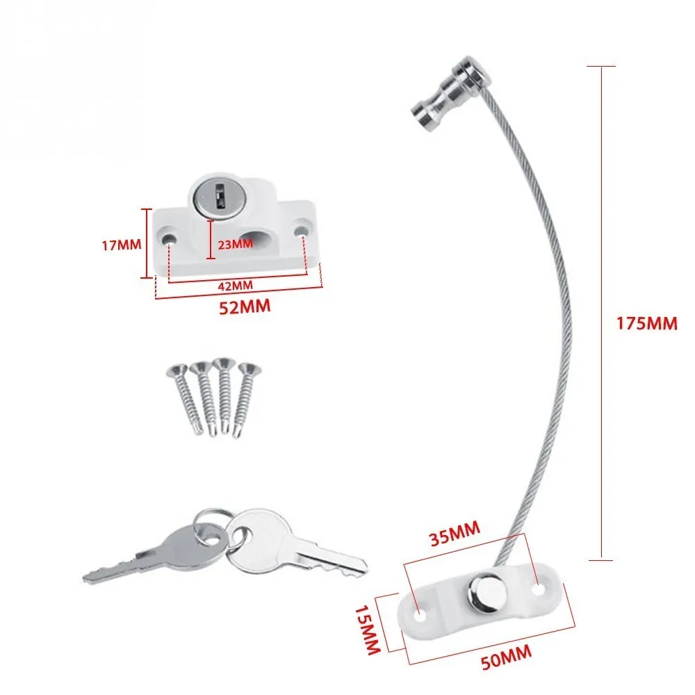 4 шт. в комплекте Детская безопасная цепочка для окна замки защиты детей замок из