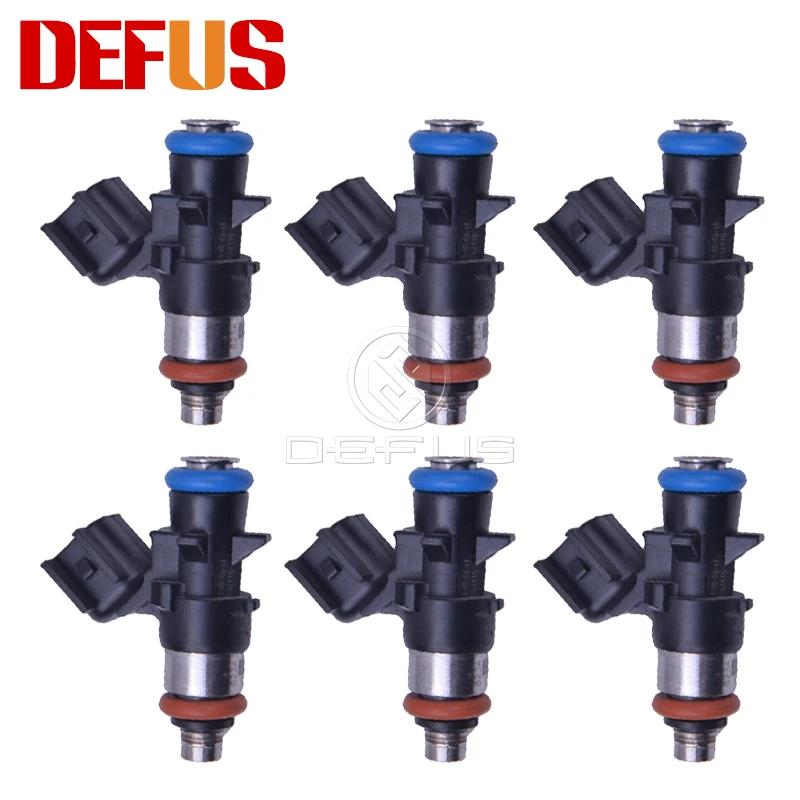 

DEFUS 6PCS Fuel Injector 0280158233 Nozzle Bico For Chrysler Town & Country Dodge 3.6L Jeep 3.7L V6 10-13 FJ1147 0 280 158 233