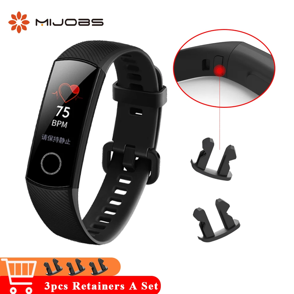 Mijobs кожаный ремешок для huawei Honor Band 4 Браслет Смарт-часы Аксессуары смарт-браслет для Honor Band 4 ремешок