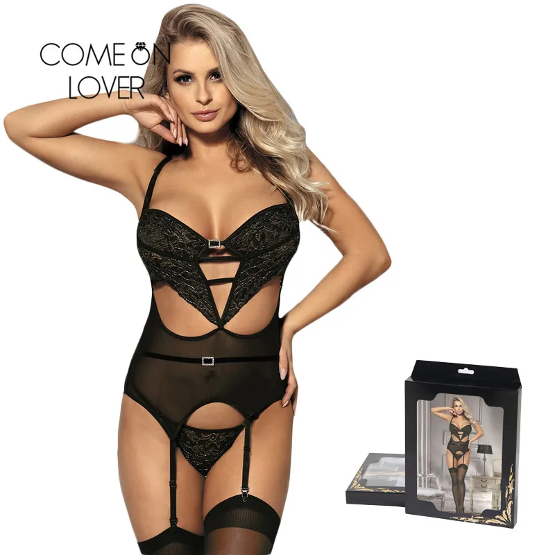 Comeonlover Порно Babydoll сексуальное кружевное белье размера плюс Сексуальная с