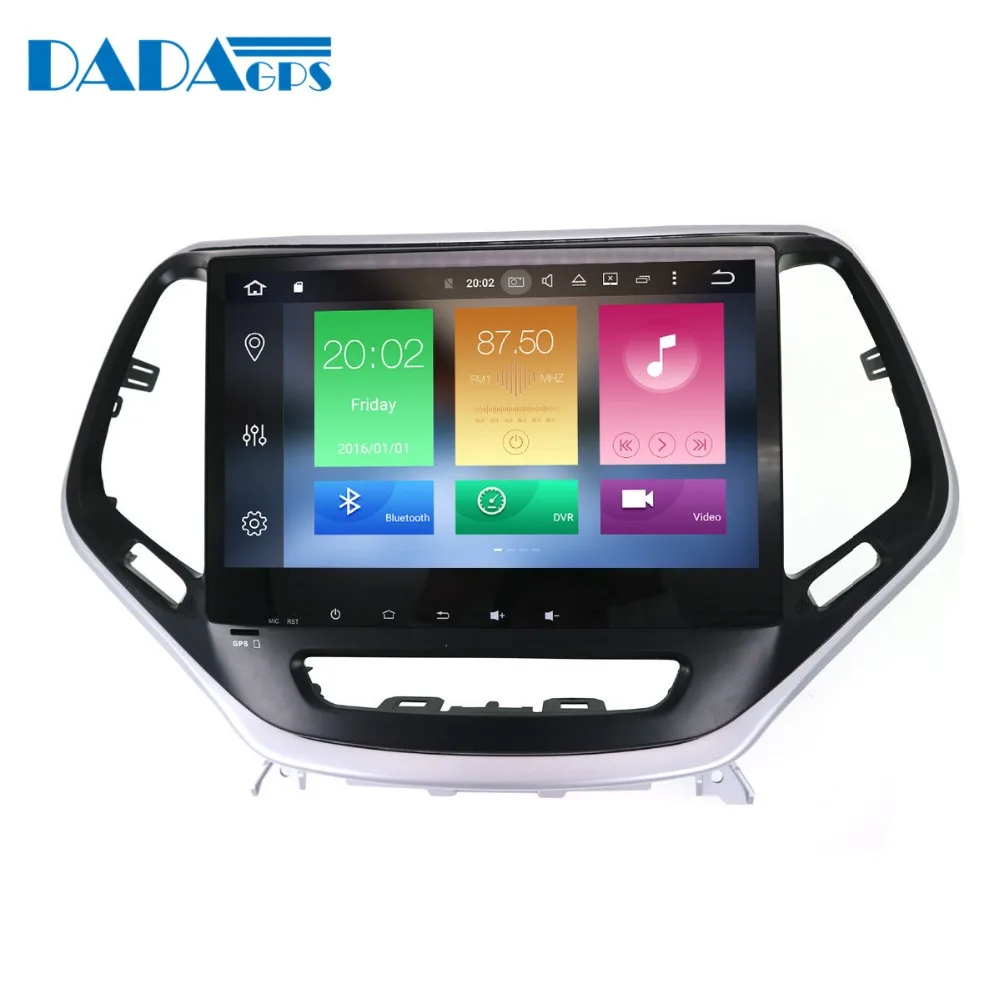 10 2 &quotAndroid 8 4 + 32 ГБ Автомобильный gps навигатор для JEEP Cherokee 2014 2018 автомобильный