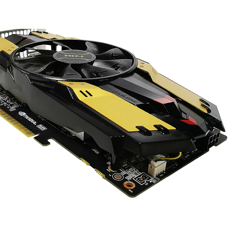 Новые ASL GTX1050TI Warwolf 4 г Графика карты 7008 мГц GDDR5 128bit CUDA Core768 HDMI + DVI DP 7680x4320 @ 60 Гц видео