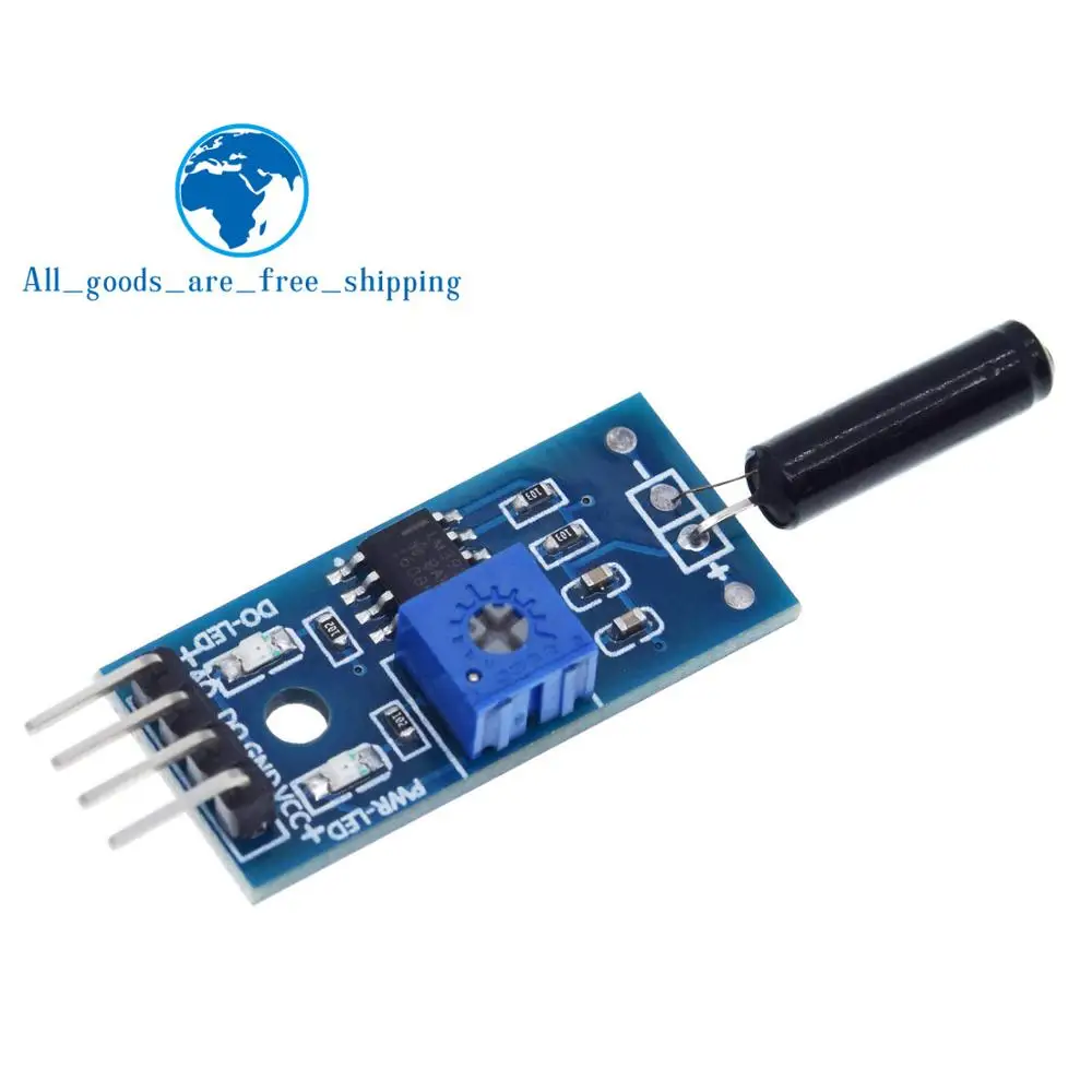 Модуль датчика вибрации TZT Вибровыключатель модуль сигнализации для arduino Diy Ki|sensor