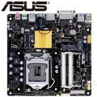 Настольная Материнская плата Asus H81T R2.0, H81 разъем LGA 1150 i3 i5 i7 DDR3 16 ГБ, тонкая мини-ITX UEFI BIOS, оригинальная бу материнская плата, распродажа