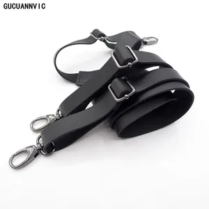 Инновационный кожаный крючок подтяжки с пряжками мужчин и женщин подтяжки пистолет щипцы пряжка кожа черный коричневый узкий ремень крючок