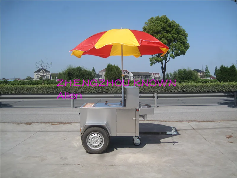 Тележка для хот-догов трейлер 4 шт. резервуары воды доставка по морю цена CFR |