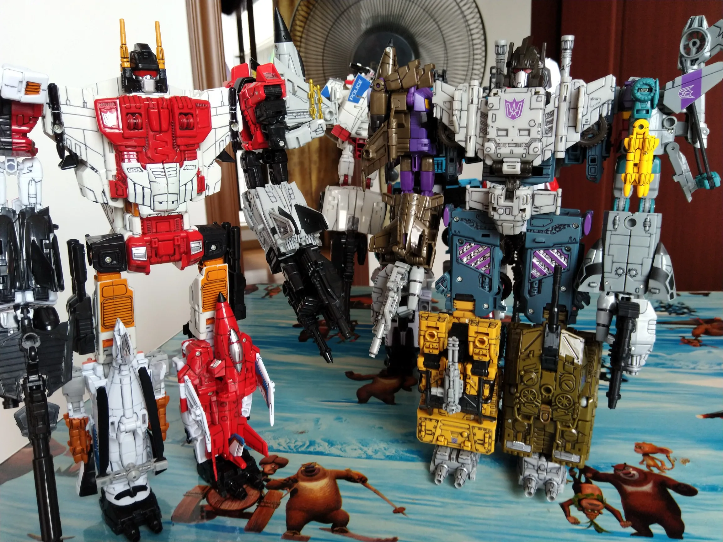 HZX трансформация Defensor& брутикус& Superion IDW 5 в 1 наборы Военная команда KO коллекция TF фигурка Робот Игрушки