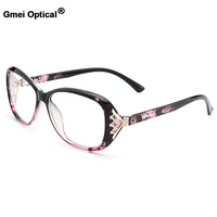 new arrival gmei optical colorful women full rim optical eyeglasses frames urltra light tr90 plastic female myopia eyewear m1496