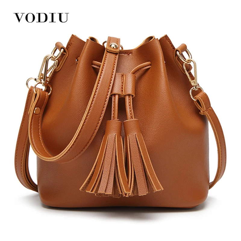 Сумка женская кожаная через плечо с кисточками на шнурке|brand handbags|handbag brandfemale handbags