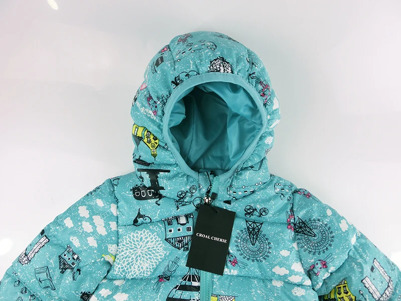CROAL CHERIE/зимняя куртка парка для девочек ростом от 80 до 130 см Детская ветровка