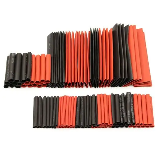127 шт. термоусадочные полиолефиновые трубки|cable sleeve|cable tubecable sleeve black |