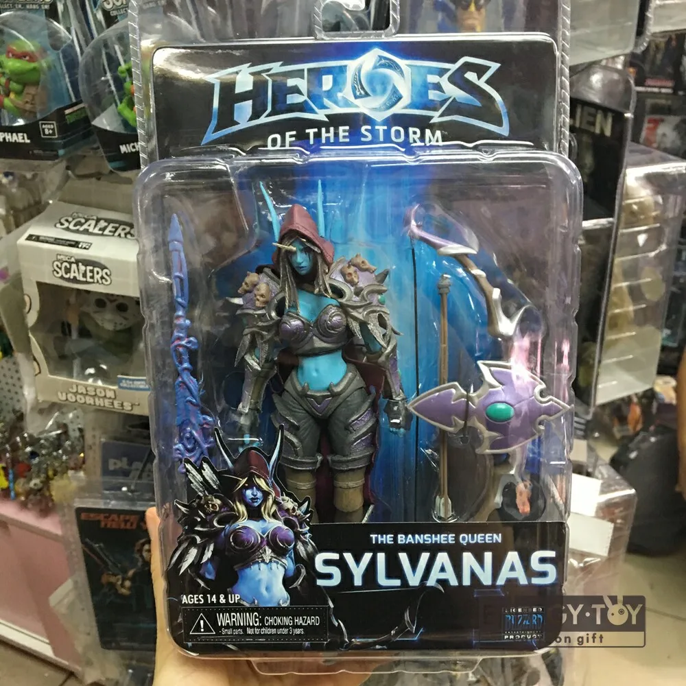 4 стиля игры "Heroes of the Storm" Sylvanas Nova Tyrael Arthas Illidan 15 см ПВХ фигурка Коллекционная модель игрушки Новые