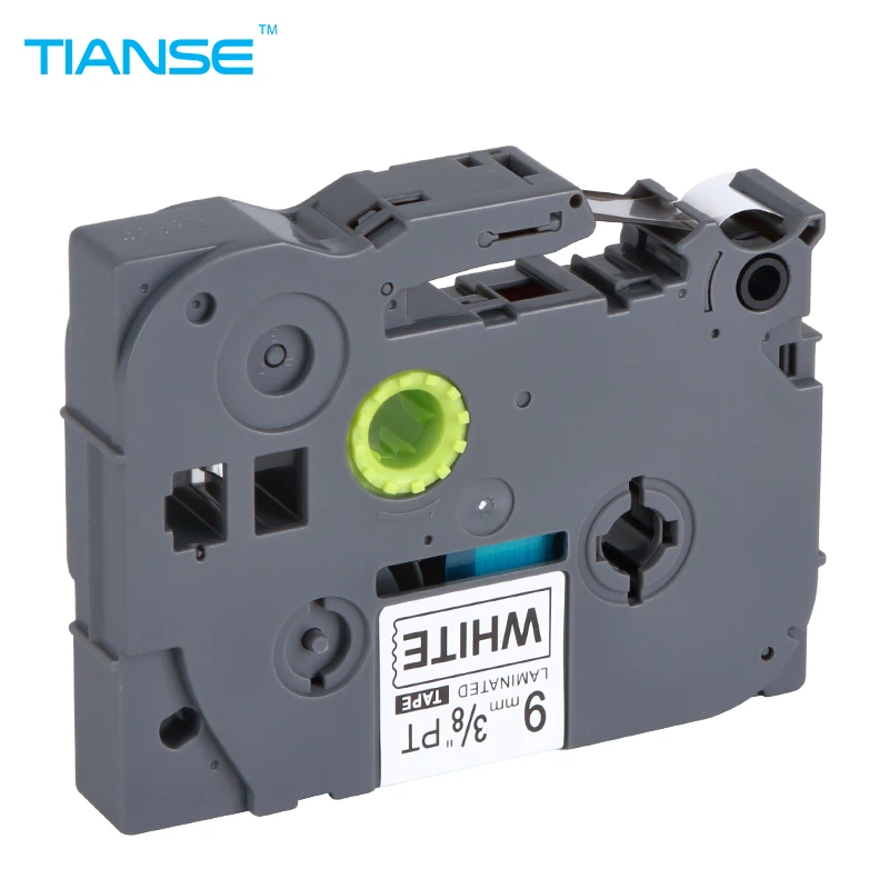 TIANSE 5 шт. TZe 221 9 мм черный на белом TZe221 TZ221 TZ лента для принтера Brother P touch label maker 3/8 &quotW