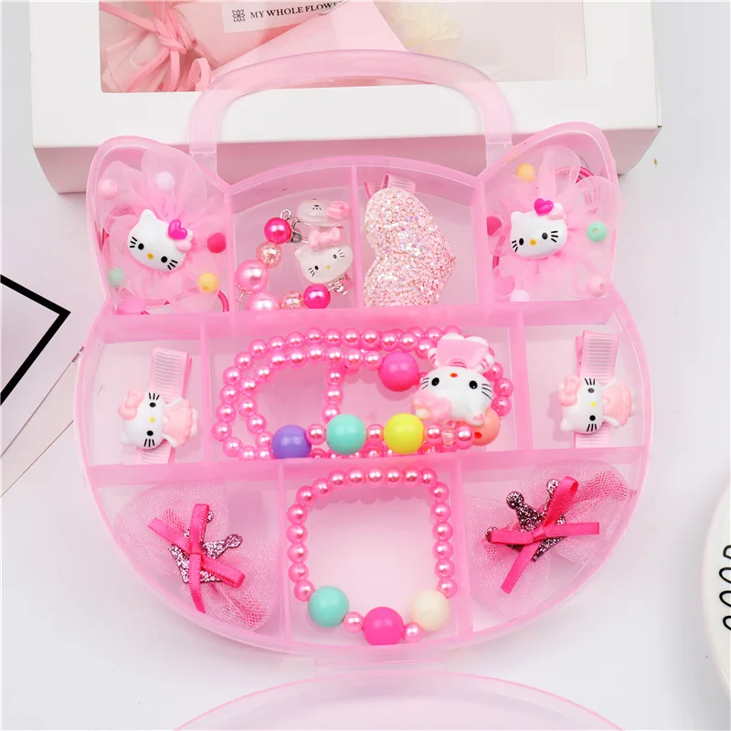 12-15 шт./кор. весь набор Минни Маус hello kitty заколки для волос Детские бантики для волос заколки для волос аксессуары
