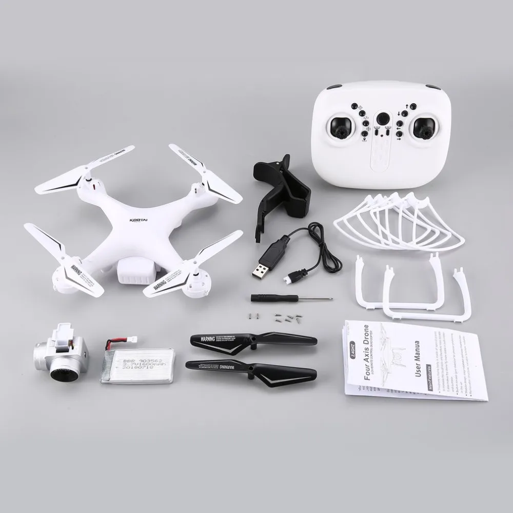 KOOTAI X180 2 4G FPV RC Квадрокоптер Дрон беспилотный с 720 P HD камерой высота удержания