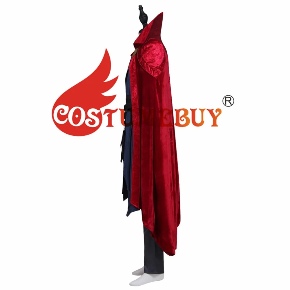 CostumeBuy Доктор Стрэндж Стивен винсан Стрэндж Косплей Взрослый мужской костюм наряд с ожерельем Хэллоуин вечерние полный комплект одежды
