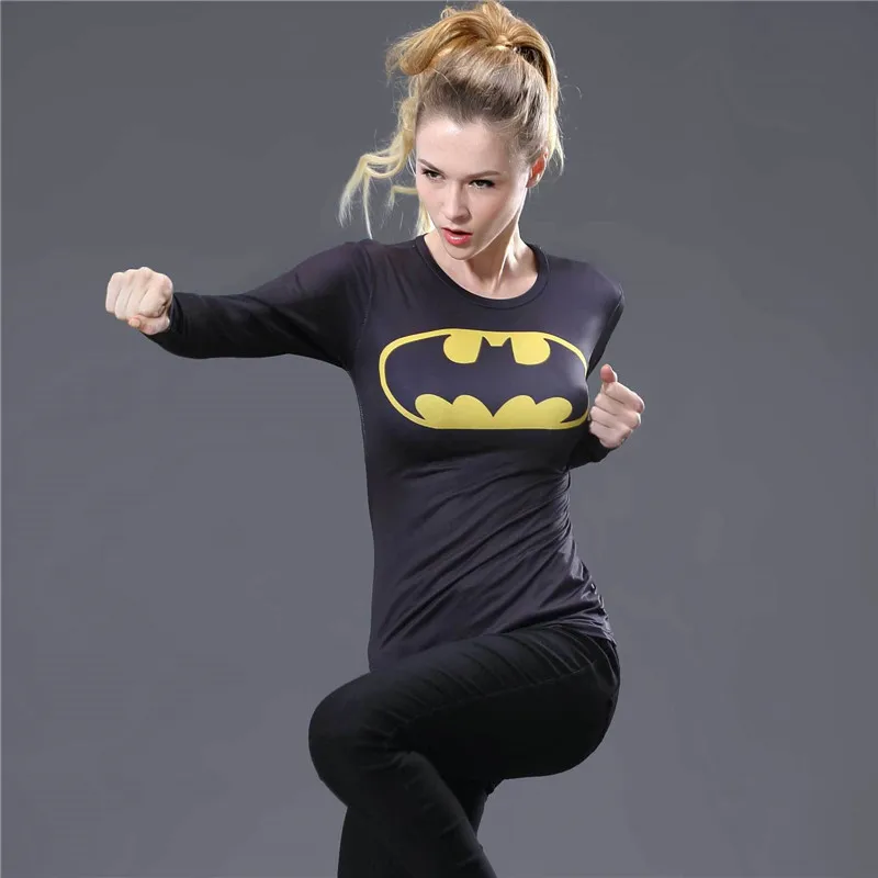 7 Спортивная футболка с длинным рукавом, Женский Топ для йоги, Спортивная компрессионная рубашка для фитнеса, женские футболки, облегающие для тренировок, для бега, для девушек, для йоги - Цвет: 7