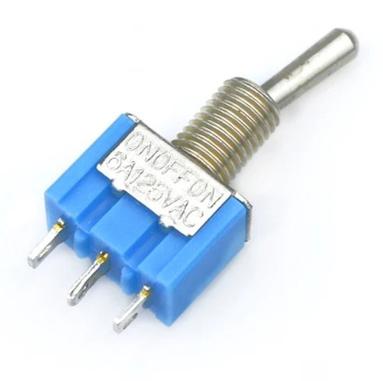 10 шт. MTS 103 AC 125V 6A 3 х контактный переключатель Кулисный Переключатель ВКЛ/ВЫКЛ/на