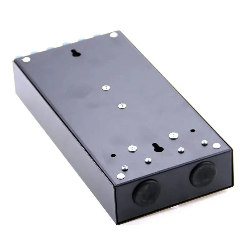 16 core fiber optic termination box fully installed SC pigtail&adapter SPCC 16 ports patch panel ftth distribution thick 1.2mm