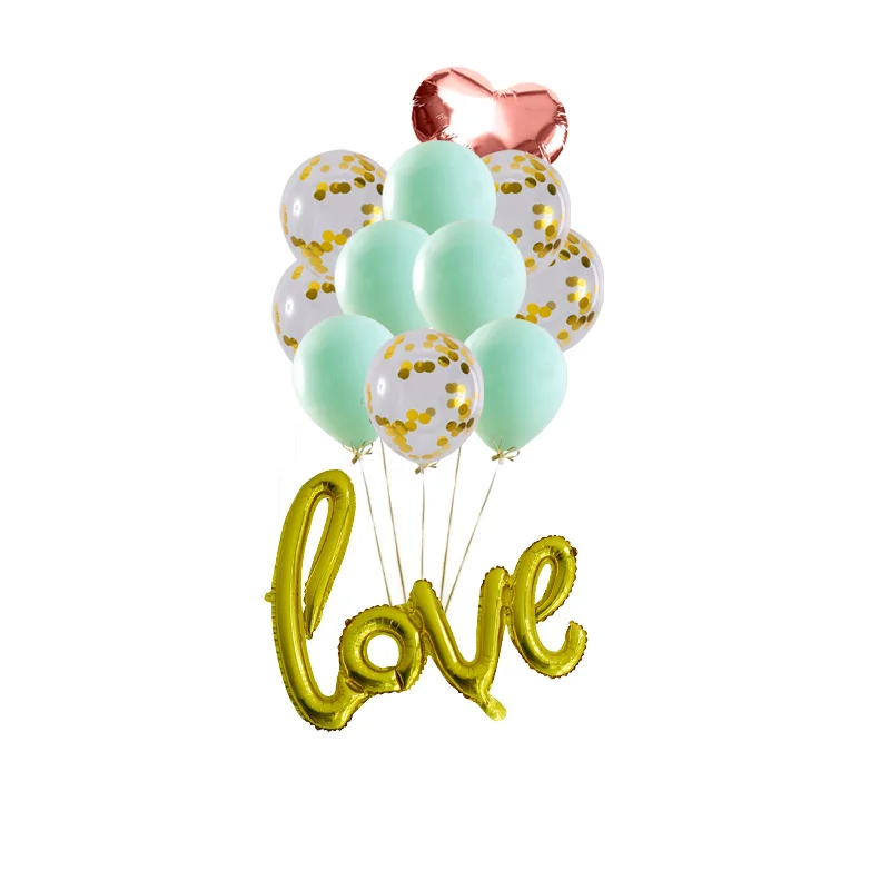 11 шт латексные конфетти Воздушные шары гелиевые украшения для дня рождения пол