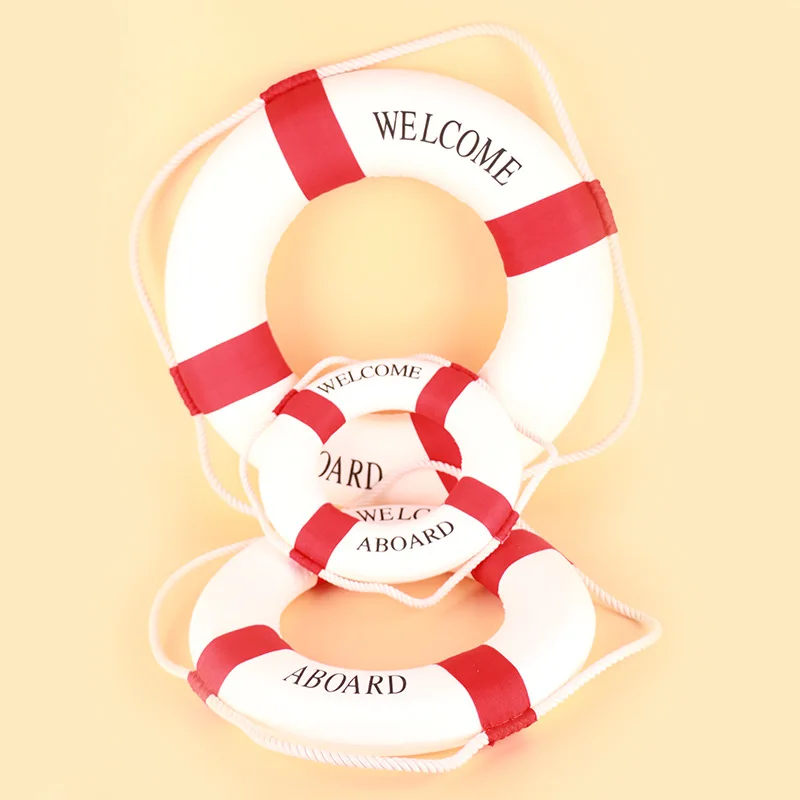 Crafts Lifesaving Ring Hanging Life Circle Mediterranean Style Home Wedding Christmas Decoration Decorative Buoy | Дом и сад