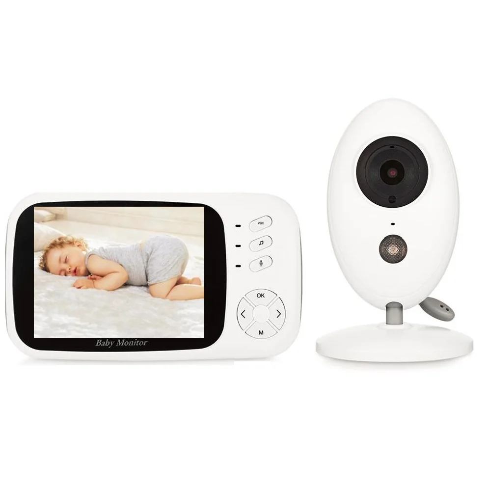 WLSES babyfoon met камера детские мониторы 3 5 дюйма ЖК монитор для ребенка ИК Ночное