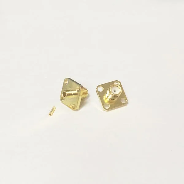 1 шт. SMA Гнездовой разъем RF коаксиальный модем Конвертор 4 отверстие Панель