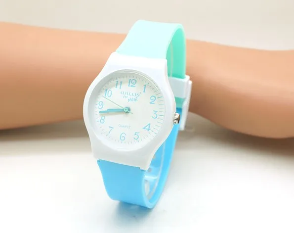 

Women WILLIS Brand Watch Leisure Quartz Clock Waterproof Wristwatch Silicone Fashion Girls Ultra thin Band Watch