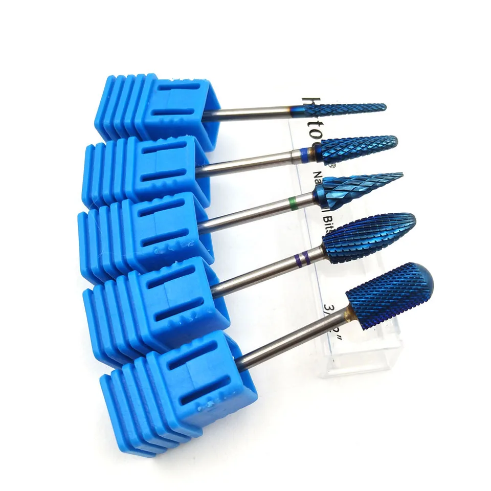 Сверло для маникюра из карбида вольфрама 5 шт./компл. 3/32 дюйма|Принадлежности