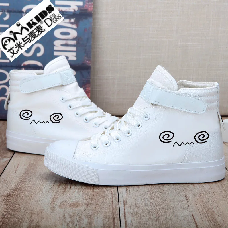 AMYMM дети выглядят очаровательно свежими ручной росписи парусиновые туфли