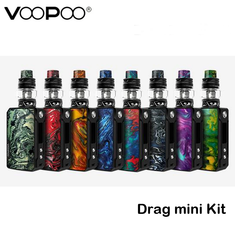 Оригинальный набор Voopoo Drag mini 177W мини бокс мод батарея для вейпа 4400 мАч бак Uforce T2