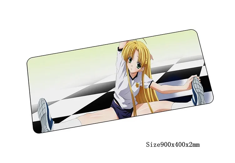 size900x400x2mm Коврик для мыши dxd для средней школы, коврик для мыши с блокировкой края, коврик для мыши, коврик для компьютерной мыши, Сексуальный игровой коврик для мыши для геймера, коврик для мыши с клавиатурой - Цвет: size900x400x2mm
