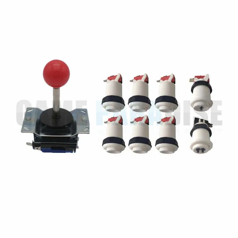 Джойстик с железной панелью и 8 кнопочными кнопками для Аркады DIY kit Multicade MAME Jamma Game