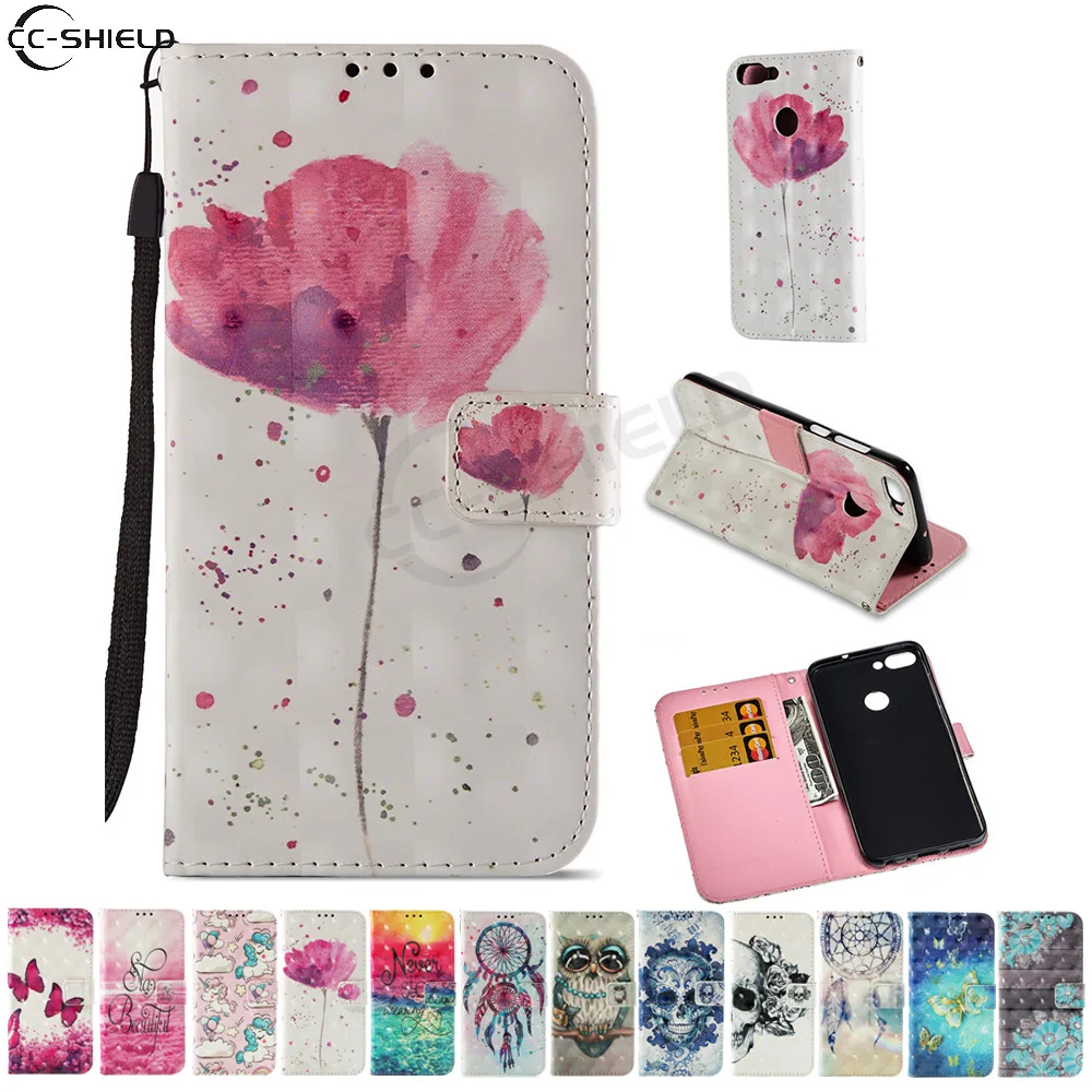Чехол для Huawei P Smart FIG LX1 LA1 откидной телефона кожаный чехол PSmart LX2 чехлы сумка|case for