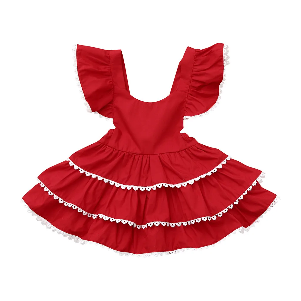baby boy girl Toddler Baby Girl Plaid Straps Outfits Ruffles Sleeveless Sundress Dress Clothes drop shipping 2019 | Детская одежда и