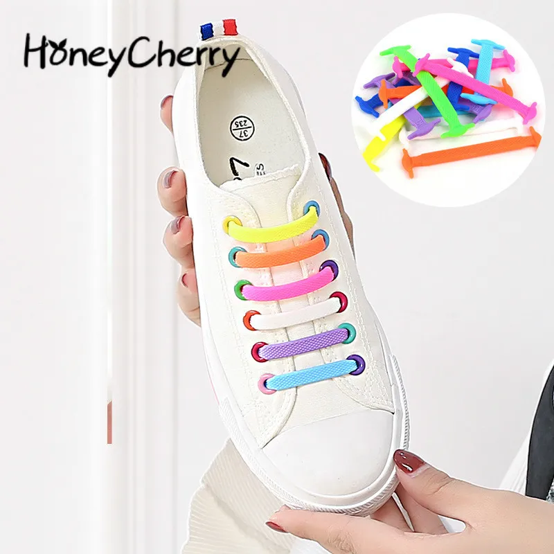 

Silicone Lazy Shoelaces Lazy Silicone Shoelaces Lace-free Elastic Shoelaces Environment-friendly Silicone Lazy Shoelaces T-card