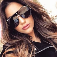 2019 newest fashion women sunglasses pilot semi rimless men designer sun glasses luxury ladies shades