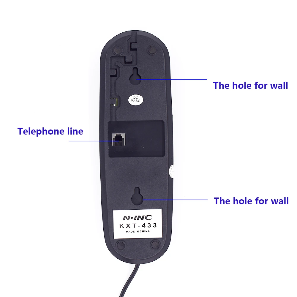FSK/DTMF мини настенное крепление стационарный телефон стационарные телефоны